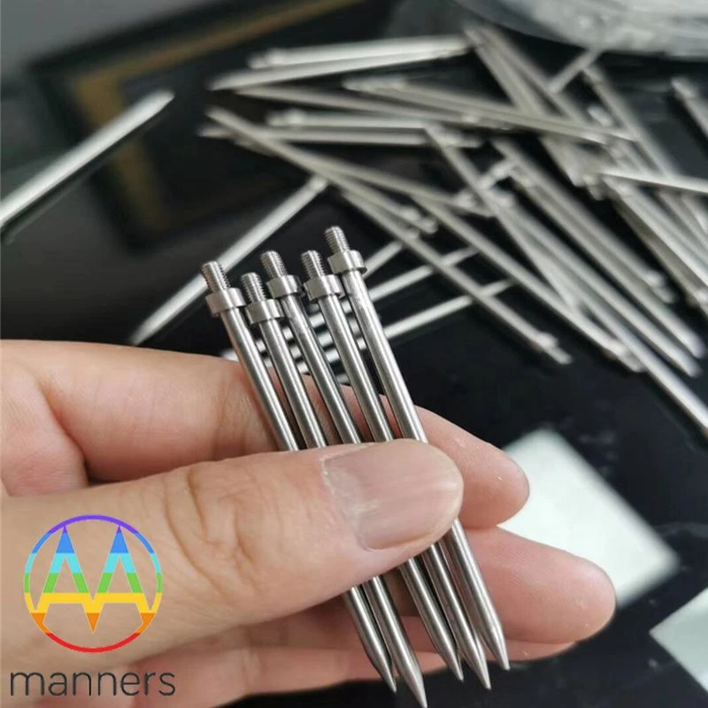 نمونه پروب دمای رزوه خارجی ماشینکاری شده CNC سفارشی شده توسط مشتری آمریکایی ت...