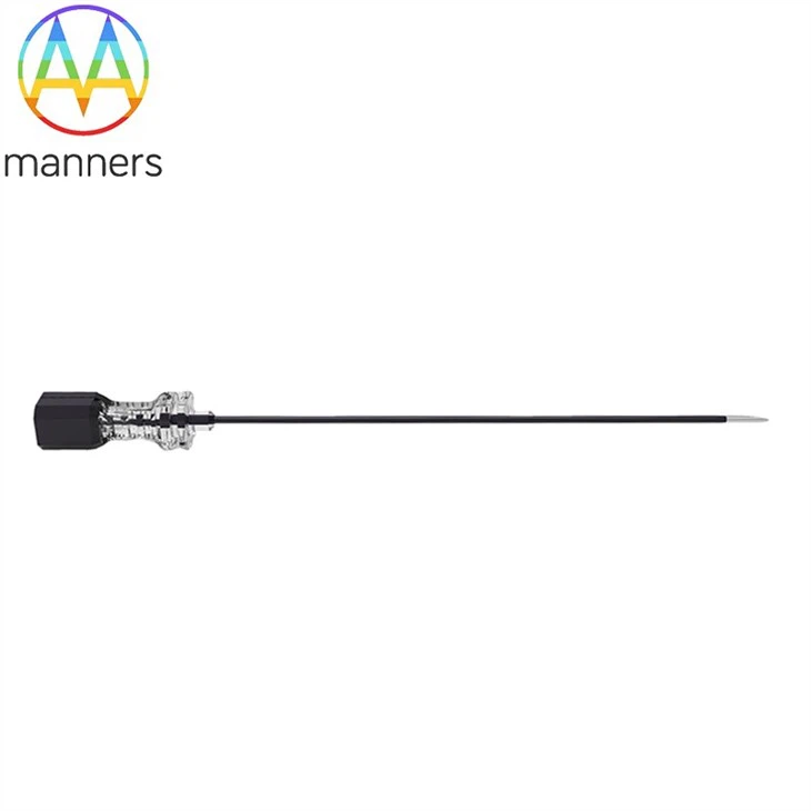 Curved Tip Radio Frequency Needle