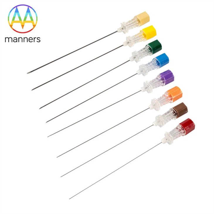 Disposable Medical Quincke Tip Spinal Needle