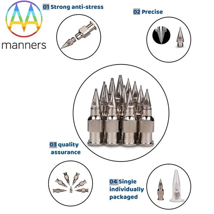 Metal Glue Dispensing Syringe Needle