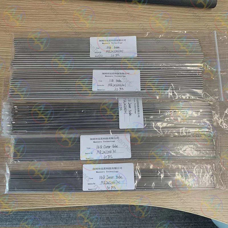 سفارش مشتری دانمارک برای 126pcs سفارشی لوله 14G تکمیل شده است و آماده است برا...